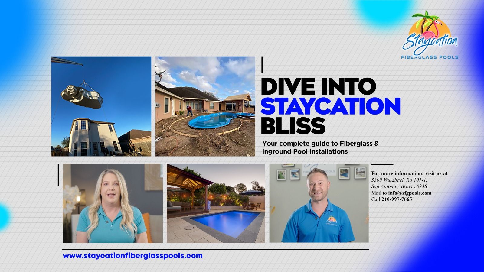 Dive into Staycation Bliss: Your Guide to Fiberglass and Inground Pool Installations