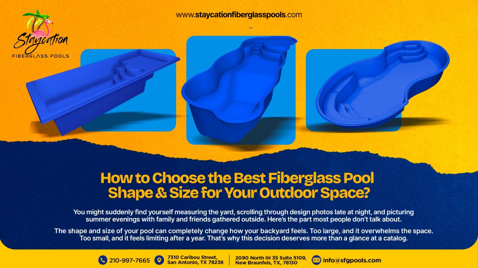 How to Choose the Best Fiberglass Pool Shape & Size for Your Outdoor Space
