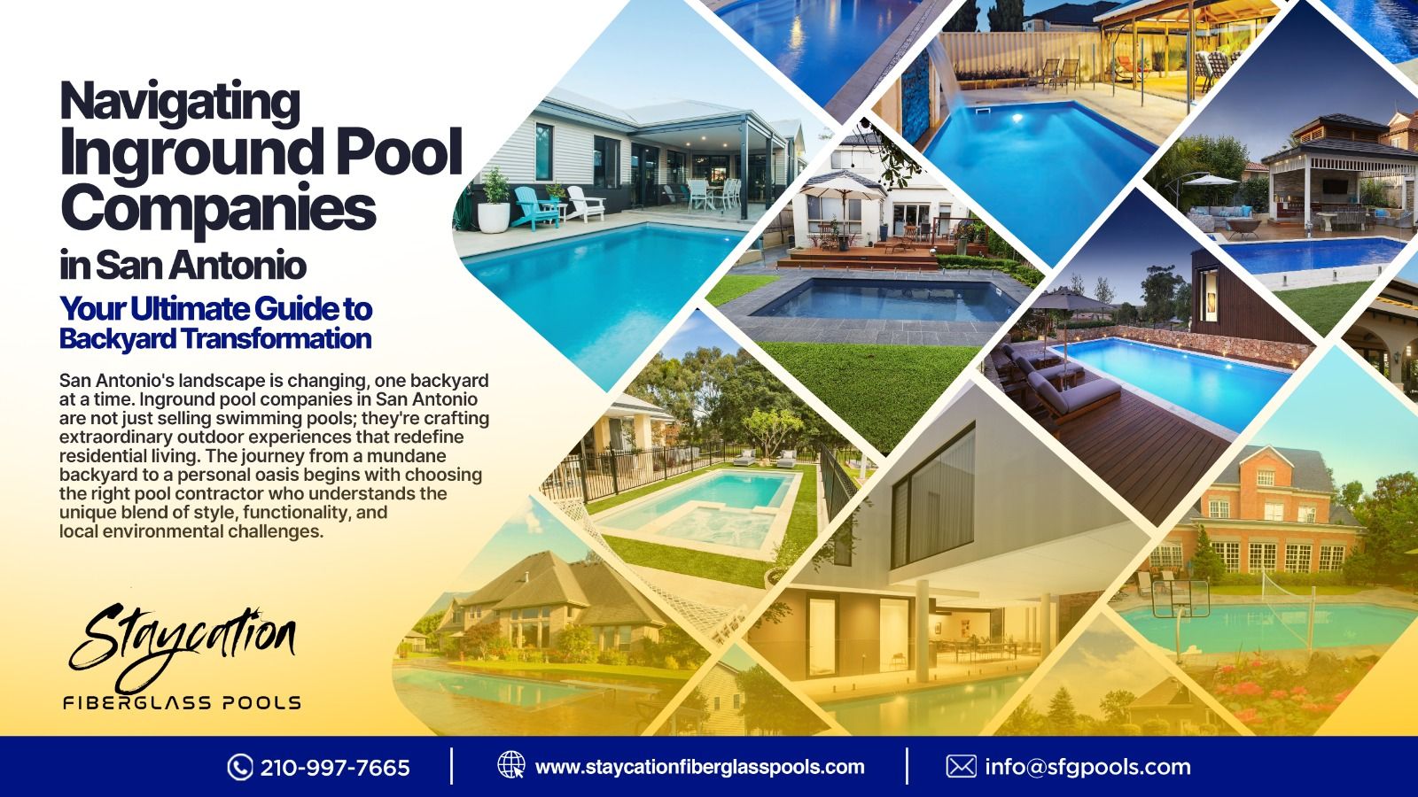 Navigating Inground Pool Companies in San Antonio: Your Ultimate Guide to Backyard Transformation