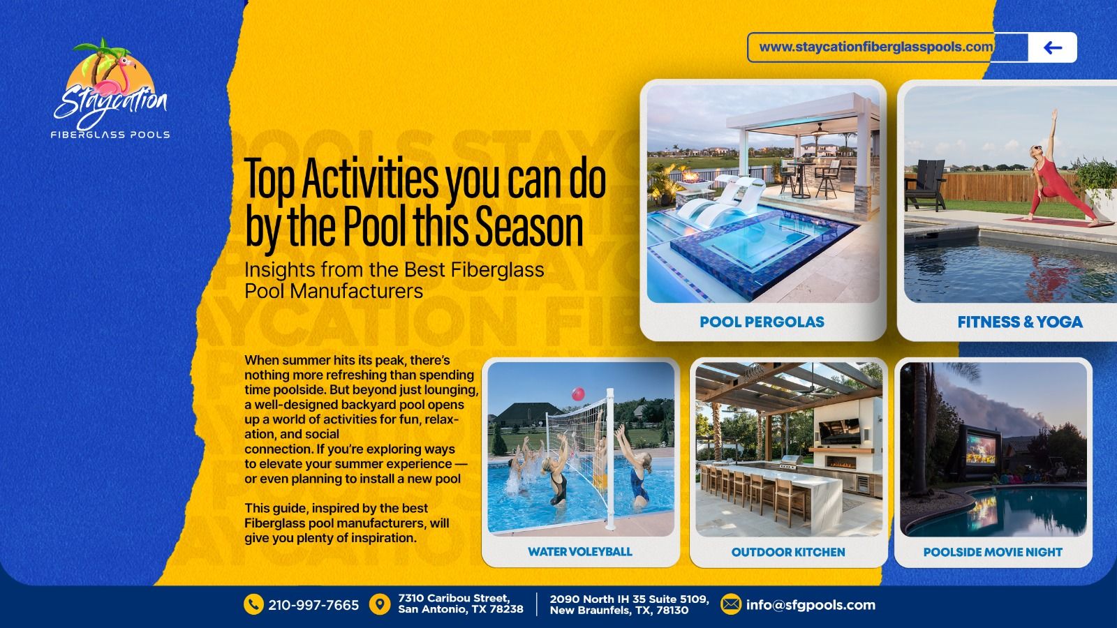 Top Activities You Can Do By the Pool This Season: Insights from the Best Fiberglass Pool Manufacturers