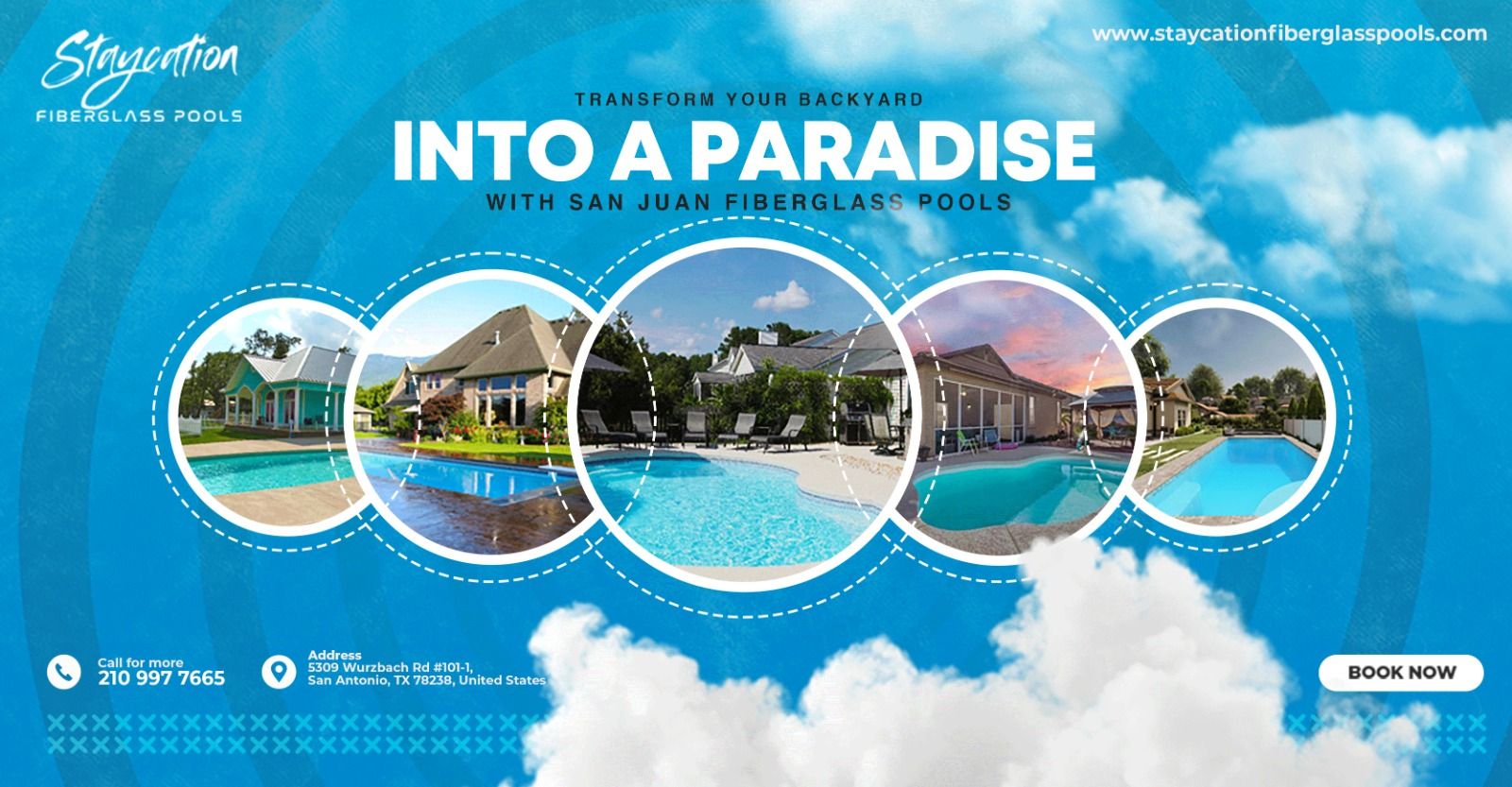Transform your backyard into a paradise with San Juan Fiberglass Pools